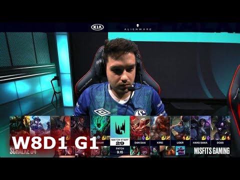 Schalke 04 vs Misfits | Week 8 Day 1 S9 LEC Summer 2019 | S04 vs MSF W8D1