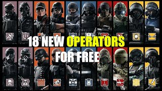 How To Get 18 Operators For FREE! Rainbow Six Siege Get Finka for free tutorial