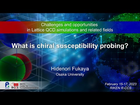 ”What is chiral susceptibility probing?”