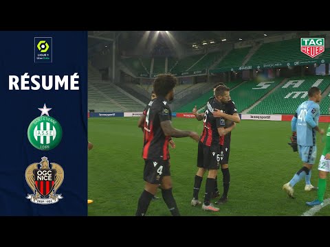 AS SAINT-ÉTIENNE - OGC NICE (1 - 3) - Résumé - (ASSE - OGCN) / 2020-2021