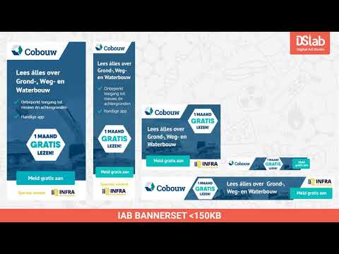 IAB bannerset 150kb - Vakmedianet - Cobouw: infra relatiedagen