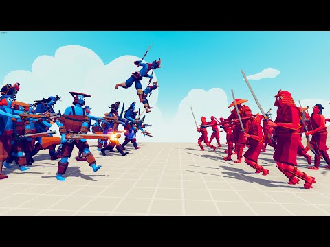 DYNASTY TEAM vs PIRATE TEAM | TABS Totally Accurate Battle Simulator