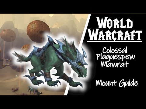 How to get the Colossal Plaquespew Mawrat mount guide - Shadowlands mount guides