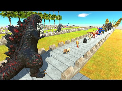 New Update Unit | Shin Godzilla Coconut island Death Run - Animal Revolt Battle Simulator
