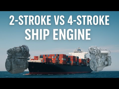 🚢 2-Stroke vs 4-Stroke Marine Engines | Explained Simply..