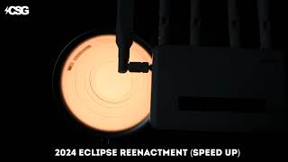2024 Solar Eclipse Re-enactment at Connected Solutions Group