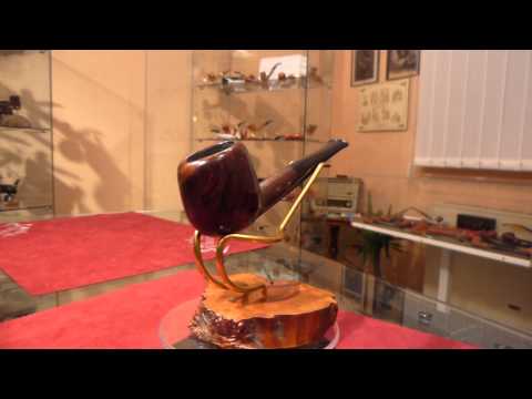 Pipa in radica billiard ovale anno 1950 - www.paronellipipe.it