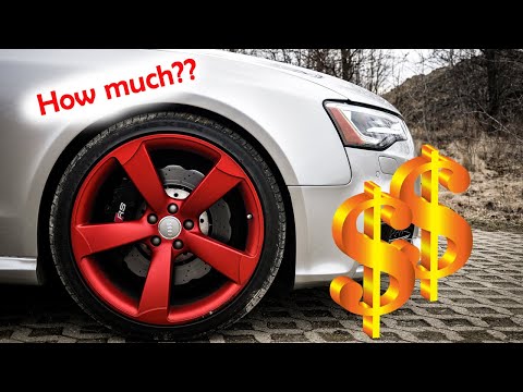 How much did it cost to rebuild a SALVAGE Audi RS5