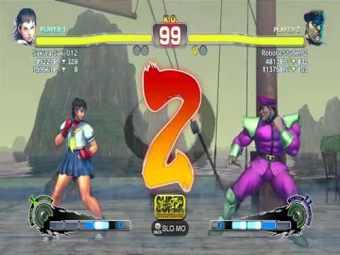 SSFIVAE:  Sakura (Sakura Saki 012) vs. M.Bison (RoboticStudent2) HD