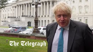 video: Boris Johnson tells France to 'prenez un grip and donnez-moi un break' over submarine row