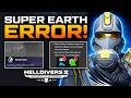 Helldivers 2 - Super Earth Error & Nerfs Found