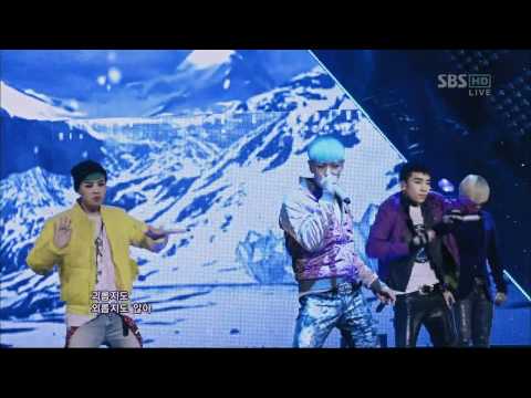 BIGBANG [INTRO & BLUE] @SBS Inkigayo Popular song 20120325
