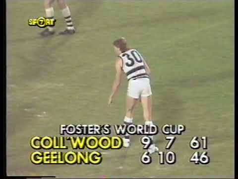 2nd Half: Geelong vs Collingwood, Miami, 1988 VFL Football.