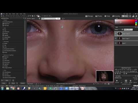 ACDSee Ultimate 10: How to Remove Skin Shine In Edit mode