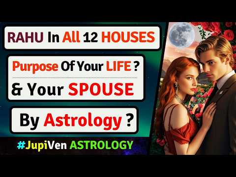 RAHU IN ALL 12 HOUSES 🎭| SPOUSE | MARRIAGE | MONEY | VEDIC ASTROLOGY | RAHU IN ALL HOUSES | Rahu