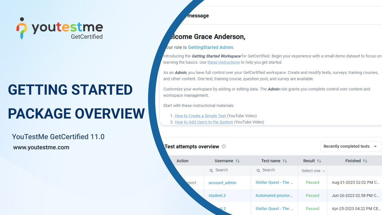 GettingStarted Package Overview