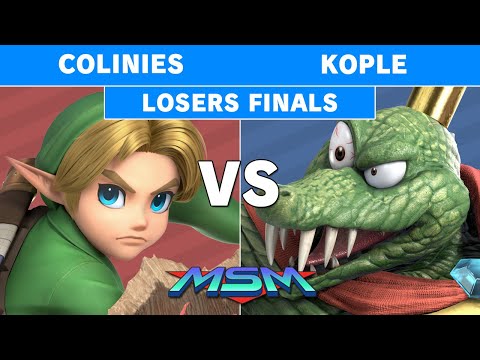 MSM Online 21 - Colinies (Young Link) Vs Kople (K.Rool) Losers Finals - Smash Ultimate