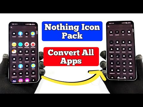 Nothing Icon Pack 🤩 Convert All Apps In Monochrome Look | Ft. Nothing Phone 2
