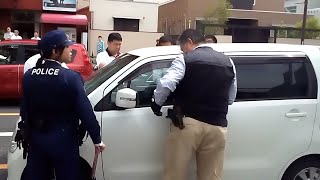The culmination of a huge chase after a getaway car: a child jumps out in front of a moving taxi.