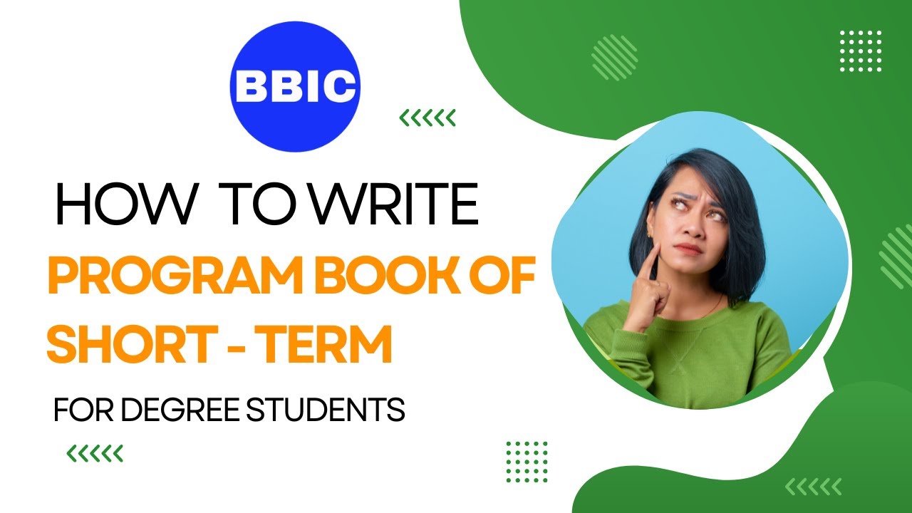 Short Term Internship Program Book Explanation