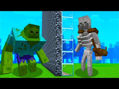 MUTANT ZOMBIE vs MUTANT SKELETON (Minecraft Mob Battles)