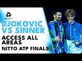 Novak Djokovic vs Jannik Sinner: Access All Areas! | Nitto ATP Finals 2023 Final Highlights