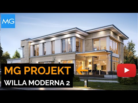 Projekt domu Willa Moderna 2 MG Projekt