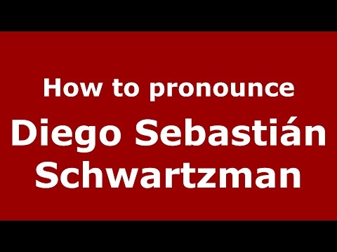 How to pronounce Diego Sebastián Schwartzman (Argentine Spanish/Argentina) - PronounceNames.com