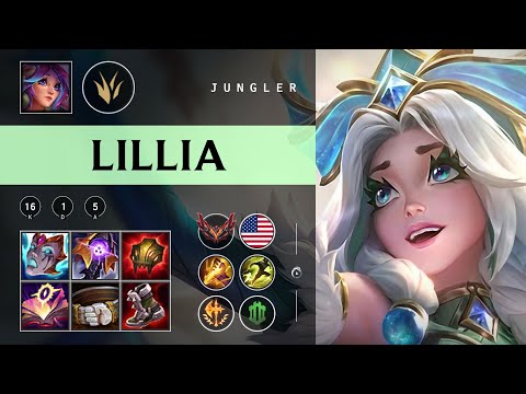 Lillia Jungle vs Viego - NA Grandmaster Patch 25.24
