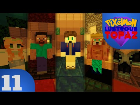 Pixelmon Lustrous Topaz Map Maker Walkthrough #11 - Final Gym & Pixelmon League!