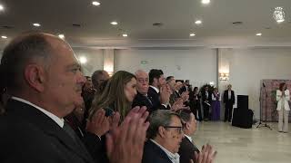 Don Felipe y Doña Letizia en el encuentro con la sociedad melillense