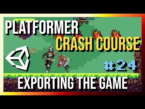 Export Game Build and Make an Exit Game Action - 2D Platformer Crash Course in Unity 2022 (Part 24)