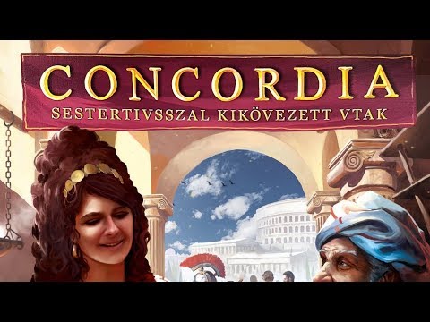 Concordia: Sestertiusszal kikövezett utak társasjáték bemutató - Gémklub