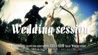 Filmowa sesja ślubna - Asia i Adam - Sesja plenerowa