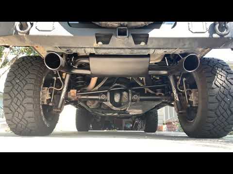 Rough country jeep jku axle back exhaust