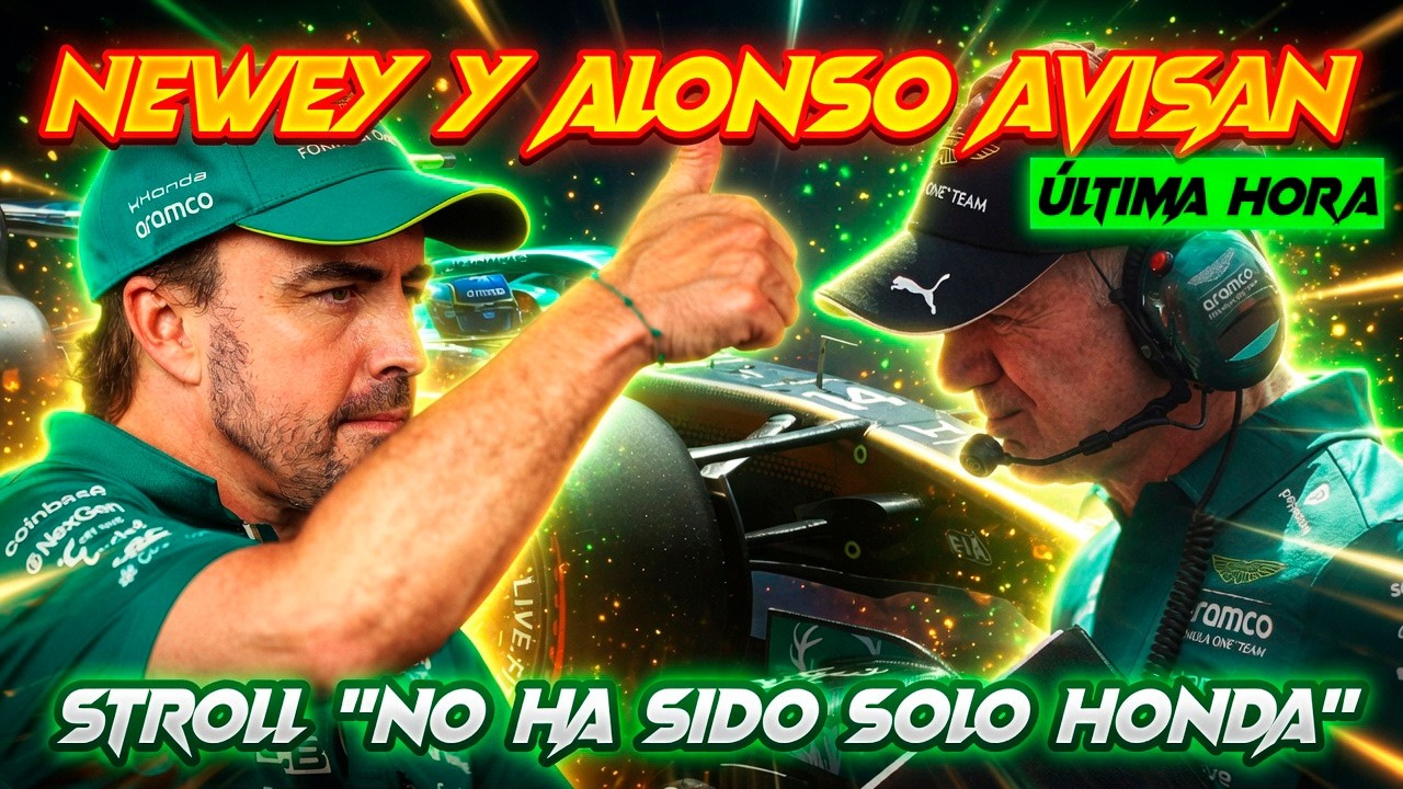 TRAS EL PUNTO EN MÓNACO ALONSO Y STROLL DAN FECHAS, NEWEY CONFIRMA AL AMR26 Y HONDA A SOLO 40 CV
