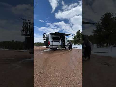Dometic 9500 manual awning - Mercedes Sprinter 144 conversion