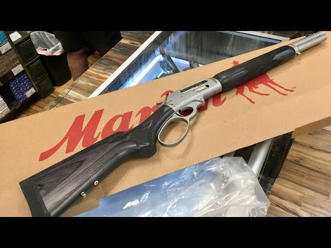 New Marlin Trapper 45-70 Govt. 1st Shots In The Backyard Range