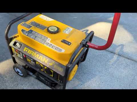 How to start a Firman 3650 Generator (three different ways)