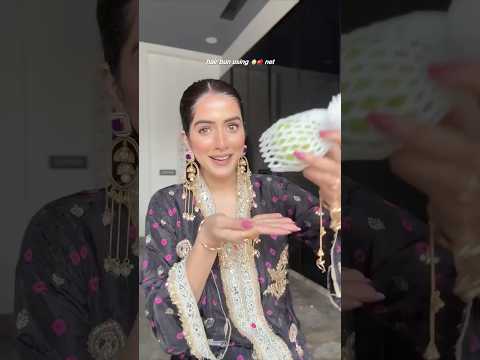 Replacement for these expensive hair cage✨ #hairstyles #diyhairstyle #hairbun #hairstyletutorial