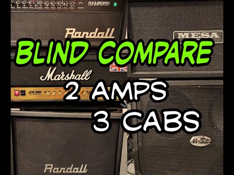Blind Test! Marshall vs Randall Amps w/ 3 cabs!