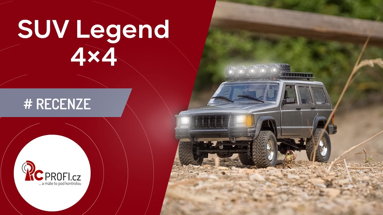 RC auto SUV Legend 4x4 1:12 4WD, modrá + náhradní baterie