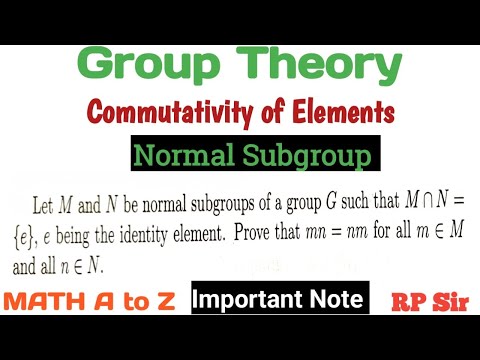 M and N be normal Subgroup of a group G such that M intersection N ={e}, e being the identity..