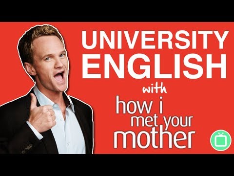 University English | Learn English with How I Met Your Mother - the Cougar