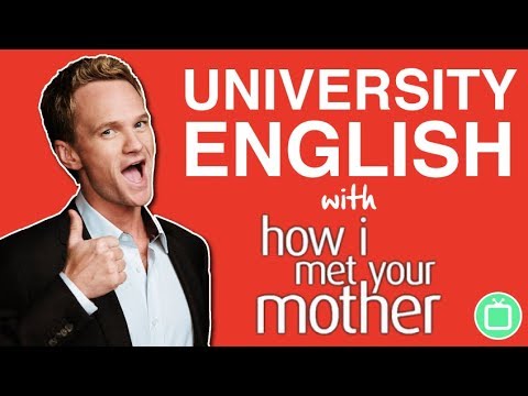 大学の英語｜母との出会い方で英語を学ぶ - The Cougar (University English | Learn English with How I Met Your Mother - the Cougar)