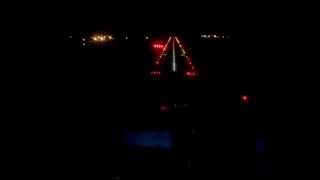 preview picture of video 'St. Augustine, FL (KSGJ) Approach and Landing at Night'