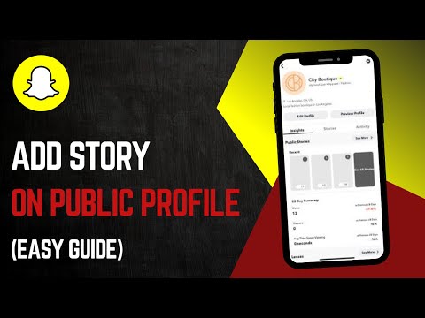 How To Add Story On Snapchat Public Profile !