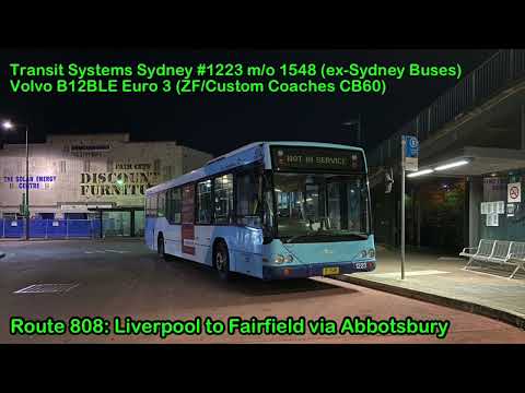 Transit Systems Sydney #1223 m/o 1548 (ex-STA): Volvo B12BLE Euro 3 (ZF/Custom Coaches CB60)