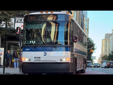 (Taken OOS!) MTA Bus #2200 on the BM1 to Mill Basin E. 66 St + Ride