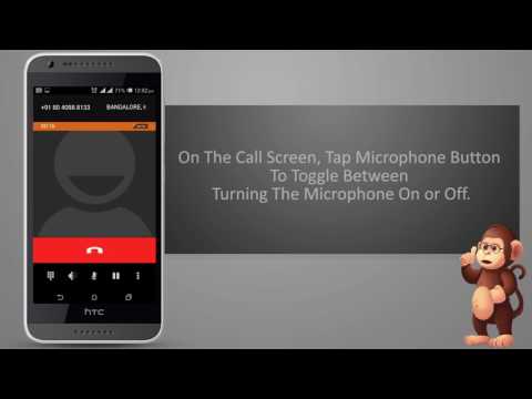 How To Mute Microphone During A Call  ON smart phones user guide support